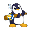 Giocatore di pallavolo Penguin Sport di pallavolo