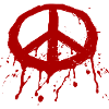 Paz Graffiti Roja