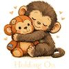 Anxious Monkey Emotional Support