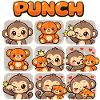 Monkey Cute Baby Fist Punch Gift