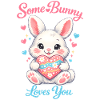 Osterhase in der Brusttasche