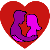 Heart Silhouette Love Couple
