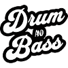 Drum and Bass Script Logo