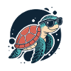 Stylish turtle sunglasses