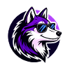 Purple Wolf Stylish Sunglasses