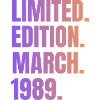 Limited Edition March 1989