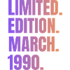 Édition Limitée Mars 1990