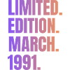 Limited Edition March 1991