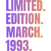 Limited Edition March 1993
