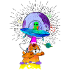 Kosmische Katzen-UFO-Abenteuer