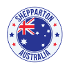 Shepparton Australia Round Flag Emblem