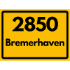 ANCIEN CODE POSTAL RÉTRO 2850 BREMERHAVEN