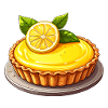 Cake with lemon