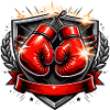Boxing Glove Crest Design