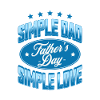 Simple Dad Father's Day Graphic Tee