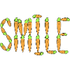 Carrot smile typography