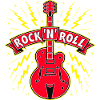 Guitar Rock 'N' Roll Banner