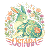 Ostara Blessings Happy Easter Ostara Rabbit