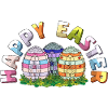 Frohe Ostern Ziegelbauer Ostereier Ziegelsteine