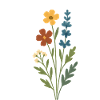 Aquarellblumenstrauß