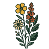Bouquet Botanical Print