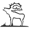 Moose Scandinavia Illustration