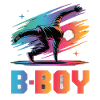 B-Boy Breakdance Streetstyle Breakdancer