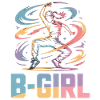 B-Girl Breakdance Streetstyle Retro Design