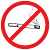 Non-smoking sign - illustration