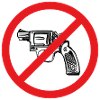 Weapon Ban Peace Sign - Illustration
