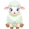 Pastel Lamb Fluffy
