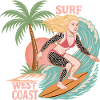 Surfing West Coast
