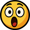Scared Emoticon Pronounced Face