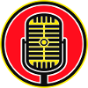 Retro Microphone Badge