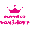 Queen of Dominoes: Feminine Pink Look