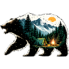 Ursine Adventure: Mountain Camping