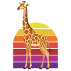 Tramonto vintage di Giraffe Retrò