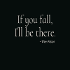 If You Fall Typography Poster Design