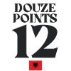 Doze Points 12 Albaniens flagga Eurovision