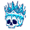 Winter Crystal Skull