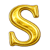 Golden S Ornament