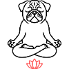 Pug Yoga Meditation Outline