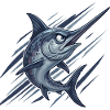 Swordfish in the storm