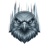 Icy Storm Eagle Head