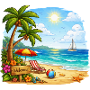 Welcome to the tropical beach