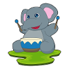 Elephant Musician Drum Music