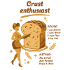 Sauerteig-Teig-Liebhaber Brotbacker