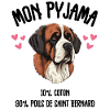 Pyjama Chien Saint Bernard Humour