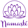 Purple Lotus Namaste Emblem