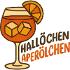 Hallöchen Aperölchen Party Spritz Geschenkidee